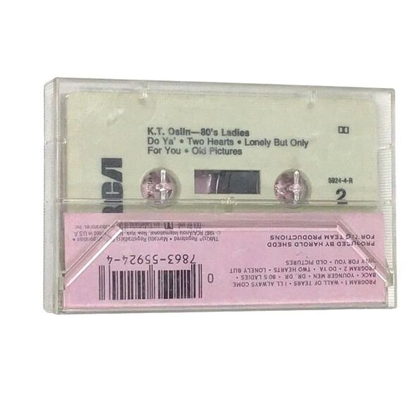 Vintage Cassette KT Oslin 80' Ladies Tape by RCA Corporation 1987 5924-4-R Music - Picture 2 of 5